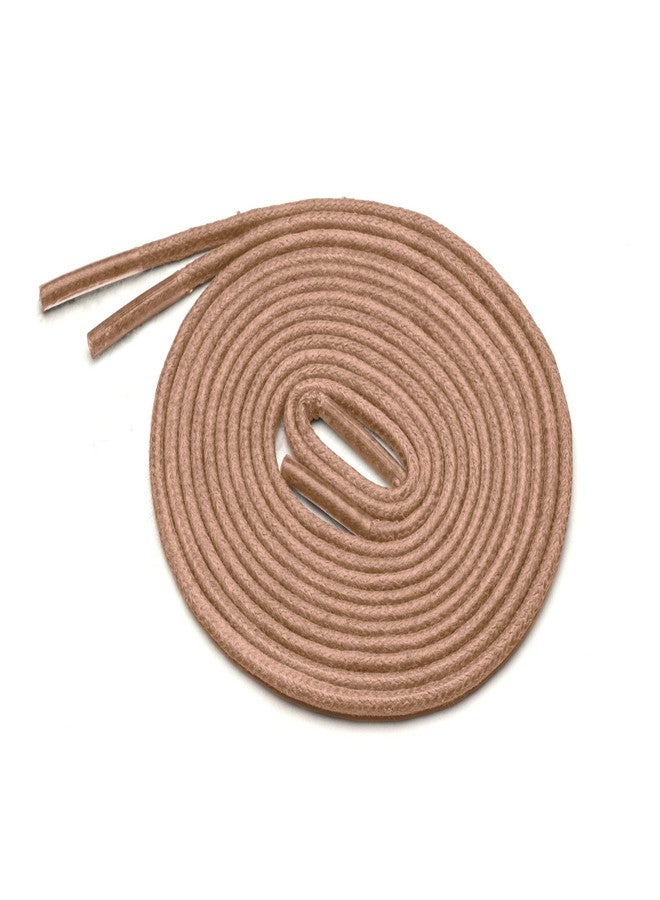 Benchmark Basics Dress Shoe Laces - 1/16" (1.5mm) Round Waxed Cotton Shoelaces - Choice of Color & Length - 30", 33" or 36" (33", Tan) - Image 2